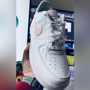 Brand New Women’s size 12 Next Nature ‘White Pale Coral’ Nike Air Force 1